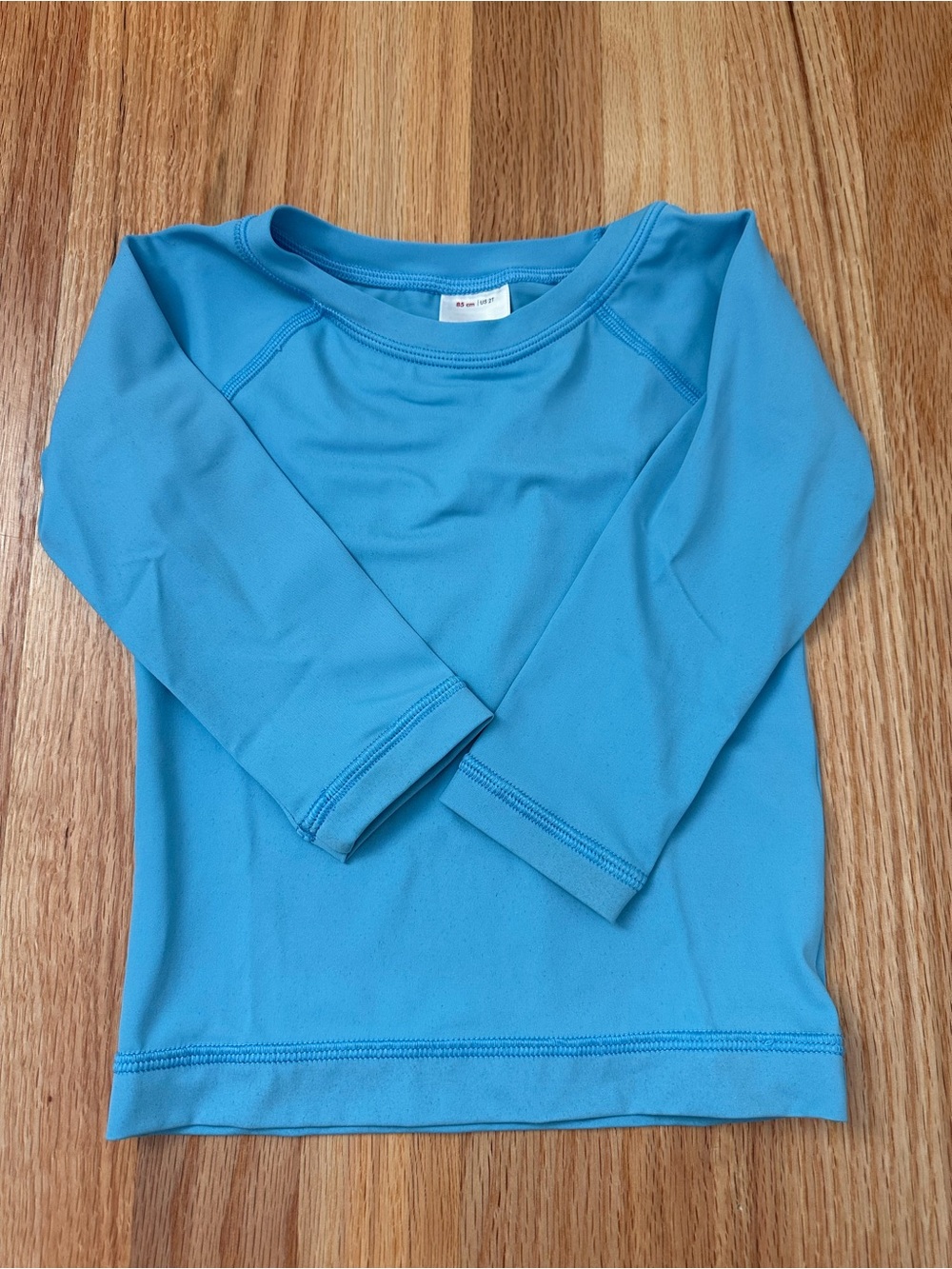 Hanna Andersson Toddler Long Sleeve Blue Swimwear Rashguard Top Size 85 cm 2T